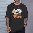 Caniche Cachorros Camiseta unisex Regalos para él
