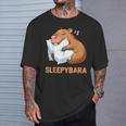 Capybara Sleep Sleepybara Nightdress Capybara Sleep T-Shirt Geschenke für Ihn