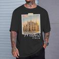Catedral De Milán Italia Souvenir Duomo Di Milano Italiano Camiseta unisex Regalos para él