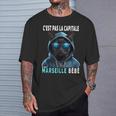 C'est Pas La Capitale C'est Marseille Bébé Humour Chat T-Shirt Cadeaux pour lui