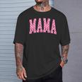 Checkered Pink Mama Mommy Happy Mother's Day Best Mom Ever T-Shirt Gifts for Him