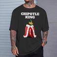 Chipotle King Camisa Para Hombre Chipotle Lover Chipotle Mexicano Sin Mangas Camiseta unisex Regalos para él