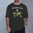 Choose Peas World Peace On Earth Pun Tank Top T-Shirt Gifts for Him