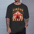 Circus Staff Retro Big Top Carnival T-Shirt Geschenke für Ihn