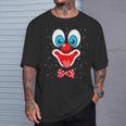 Clown Face Costume For Carnival Fancy Dress Clown Costume T-Shirt Geschenke für Ihn