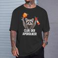 Club Der Aperoliker Raccoon Meme Racoon X Pedro Spritz T-Shirt Geschenke für Ihn