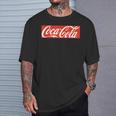 Coca-Cola Block Logo T-Shirt Geschenke für Ihn