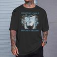 Coeur De Loup Âme D'un Dragon Dragon Cool Loup Guerrier T-Shirt Cadeaux pour lui