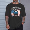 Commercial Diver American Flag Deep Sea Diving Scuba Dive Premium T-Shirt Gifts for Him