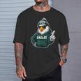 Cool Face Eagles With Sunglasses Graphic Eagles Flying Bird T-Shirt Gifts for Him
