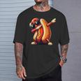 Cool Hot Dog Dabbing Fast Food Hotdog Lovers Toddler T-Shirt Gifts for Him