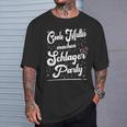 Coole Muttis Machen Schlagerparty Outfit Sexy Schlager Party T-Shirt Geschenke für Ihn