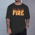 Costume De Flamme De Feu Pour Adulte Enfant Homme Et T-Shirt Cadeaux pour lui