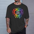 Csd Free Hugs Rainbow Love Lgbt Gay Pride T-Shirt Geschenke für Ihn