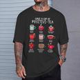 Have A Cup Of Positive Tea Counselor Affirmation Christmas T-Shirt Gifts for Him