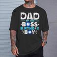 Dad Of The Boss Birthday Boy Baby Decor Family Matching T-Shirt Gifts for Him
