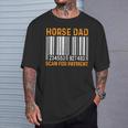 Dad Of Horse Lover Equestrian Horseback Rider Horse Riding T-Shirt Gifts for Him
