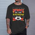 Dad And Mom Daddy Of The Birthday Boy Family Party Decor T-Shirt Gifts for Him