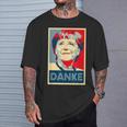 Danke Bundeskanzler Angela Merkel T-Shirt Geschenke für Ihn