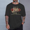 Das Ist Ein Var Ding Das Würdest Du Nicht Verstehen Var Name T-Shirt Geschenke für Ihn