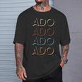 De Primer Nombre Ado Mi Personalizada Con Nombre Camiseta unisex Regalos para él