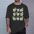 Dental St Patrick's Day Th Dental Hygienist Dentist T-Shirt Gifts for Him