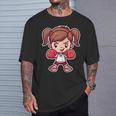 Dibujos Animados De Boxeo Para Niñas Camiseta unisex Regalos para él