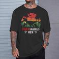 Divertido Papasaurus Dinosaurios Amante Del Día Del Padre Dinosaurios Camiseta unisex Regalos para él