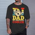 Dj Dad Like A Normal Dad But Cooler T-Shirt Geschenke für Ihn