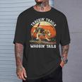 Dog Hunter Tracking Trails Beagle Hunting T-Shirt Gifts for Him
