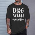 Dog Mimi Fur Life Grandma Dog Lover Mother's Day T-Shirt Gifts for Him