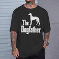 The Dogfather Greyhound T-Shirt Geschenke für Ihn