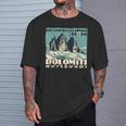 Dolomites Italy Tre Cime Di Lavaredo Drei Zinnen Hiking T-Shirt Gifts for Him