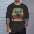 Drummer Bande Rock Musicien Né Pour Jouer De La Batterie T-Shirt Cadeaux pour lui