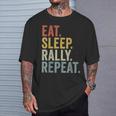 Eat Sleep Rally Repeat Rally Driving T-Shirt Geschenke für Ihn