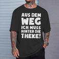 Ein Muss Hinter Der Theke Barkeeper Barwoman Barkeeper T-Shirt Geschenke für Ihn