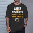 Electrician Father Dad Birth T-Shirt Geschenke für Ihn