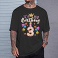 Es Mi Rosquilla De 3 Años Feliz Niña De 3 Años Camiseta unisex Regalos para él