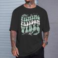 Fishing Freedom Vibes T-Shirt Gifts for Him