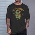 Flo Grown Florida Grown Rodeo Alligator Rider Southern T-Shirt Gifts for Him