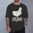 Fluffy Feathers Backyard Chicken Whisperer Silkie Chicken Lover Silky Chicken Small -Adult Short Sleeve Classic Fit Modern Classic Travel Poultry Enthusiasts T-Shirt Gifts for Him