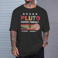 Never Forget Pluto Retrointage 1930 2006 Idea T-Shirt Geschenke für Ihn