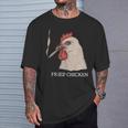 Fried Chicken 420 Smoking Marijuana Stoner Weed Meme T-Shirt Gifts for Him