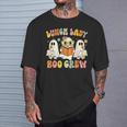 Fun Lunch Lady Boo Crew Cafeteria Halloween Matching Costume T-Shirt Gifts for Him