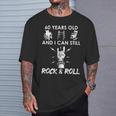 60Th Birthday Rock And Roll 60Th Birthday Gag T-Shirt Geschenke für Ihn