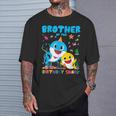 Brother Of The Birthday Family Shark Birthday Boy Girl T-Shirt Gifts for Him
