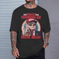 Cool Trump Groundhog Make Groundhog Day Great Again T-Shirt Gifts for Him