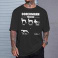 Dog Holder Doberman Dog Tricks S T-Shirt Geschenke für Ihn