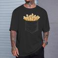 Fries Fast Food Chips In Your Bag T-Shirt Geschenke für Ihn