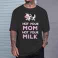 egan Not Your Mom Not Your Milk Camiseta unisex Regalos para él